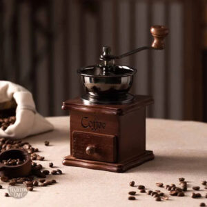 Moulin à café vintage, design compact et élégant