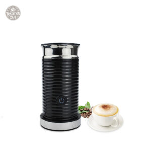 Mousseur à lait design en inox pour boissons crémeuses
