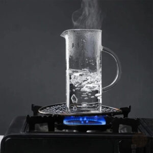 Mousseur à lait en verre, design ergonomique