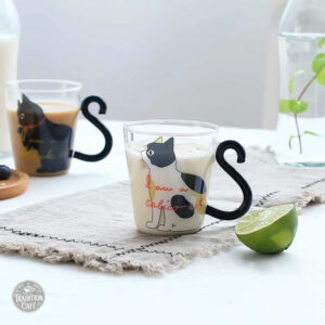 Mug artistique avec illustration de chat