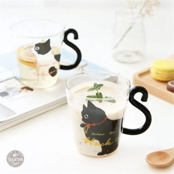 Mug tendance représentant un chat amusant