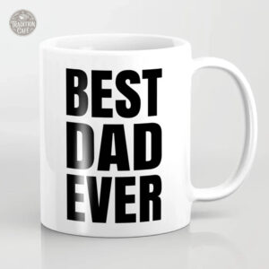 Mug céramique blanche pour célébrer la fête des pères