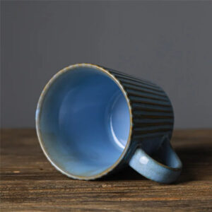 Tasse en Grès bleu, style nippon élégant