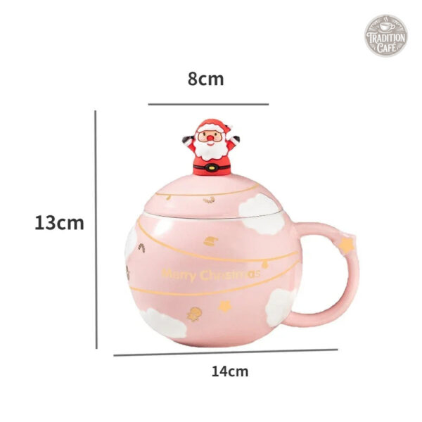 Mug en forme de boule pour les fêtes de Noël