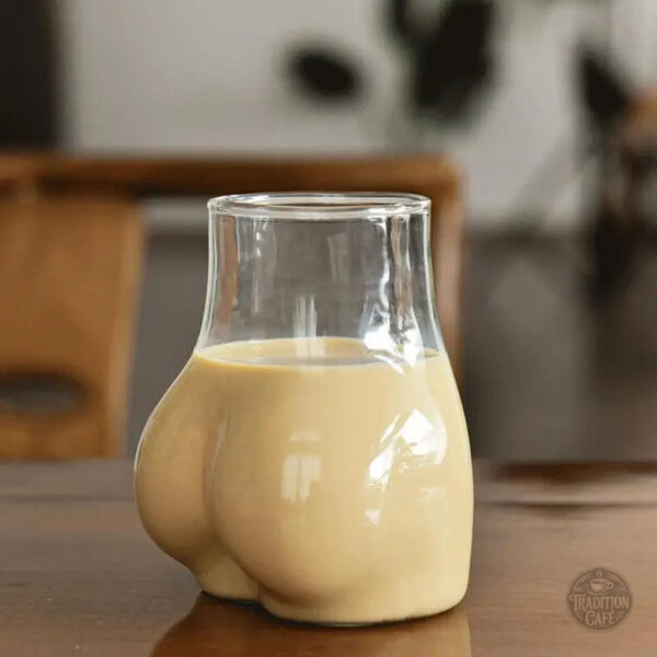 Mug en Verre original, parfait pour une touche artistique à votre table
