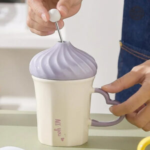 Mug à thé en céramique en forme de cupcake