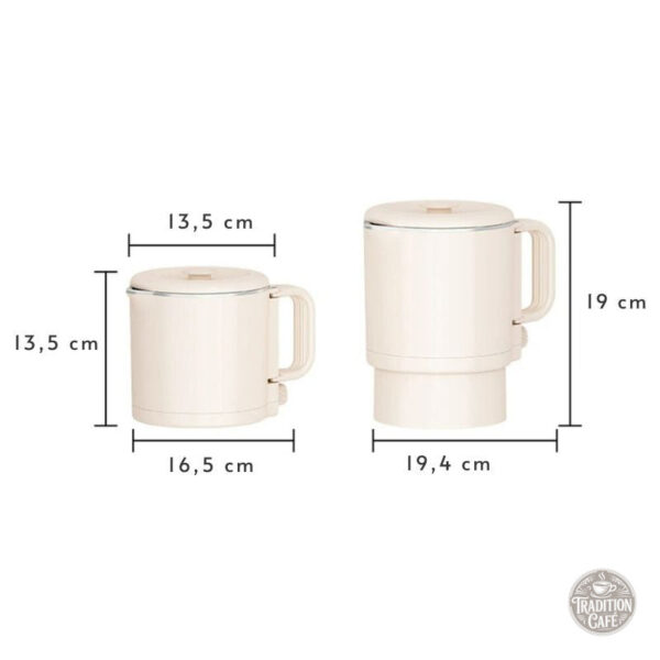 Bouilloire compacte idéale pour les petites cuisines
