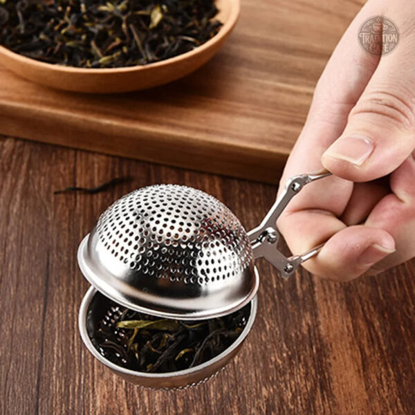 Accessoire de thé design en acier inoxydable