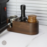 Porte accessoires en bois design pour café