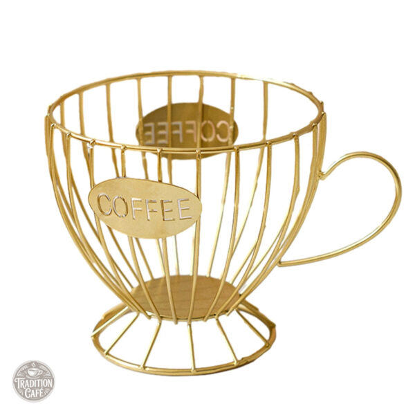 Organisateur métallique pour capsules de café