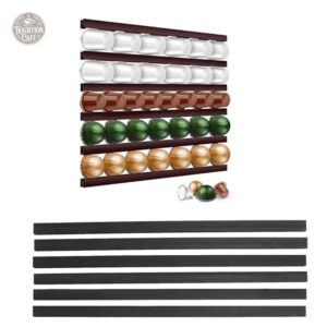 Porte capsules adhésif noir pour Dolce Gusto