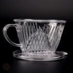 Porte filtre à café transparent pour méthode goutte à goutte