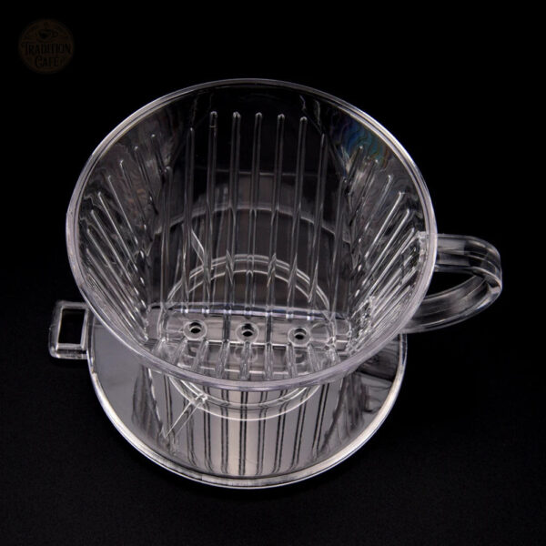 Accessoire de café : porte filtre transparent pour infusion lente