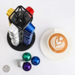 Support rotatif pour dosettes Nespresso, design élégant