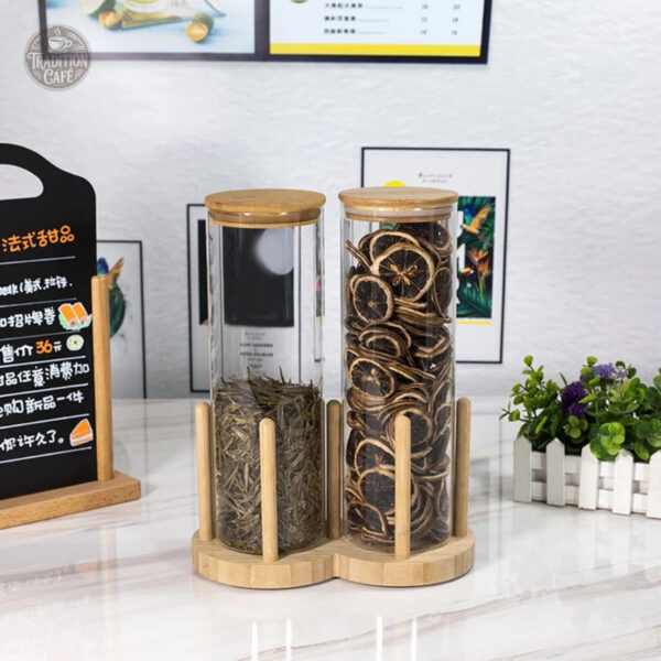 Organisateur de tasses en bois, idéal pour un rangement optimisé