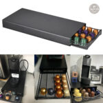 Tiroir de rangement pour capsules Nespresso en métal
