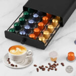 Tiroir de rangement pour capsules Nespresso en métal