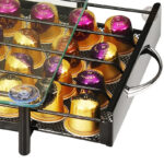 Organisateur de capsules Nespresso élégant en métal