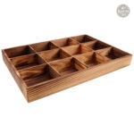 Rangement pratique pour dosettes à café en bois