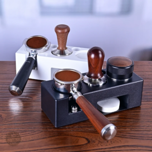 Station de préparation espresso avec support complet