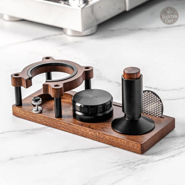 Accessoire Café en bois pour le tassage du café