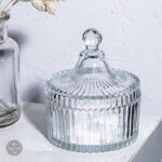 Sucrier chic en verre pour service de table