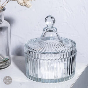 Sucrier chic en verre pour service de table