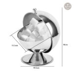 Accessoire de table : sucrier argenté élégant