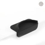 Tapis silicone noir pour café