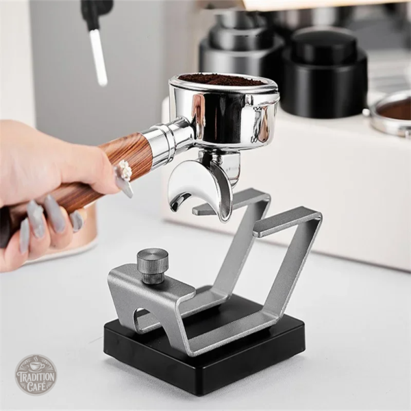Tassage de café : repose filtre ajustable en métal