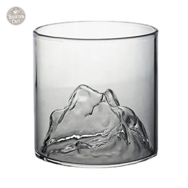 tasse-caf-verre-relief-montagne-1 Tasse à café en verre motif montagne 200 ml