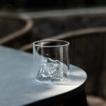 Verre relief montagne pour une expérience café unique