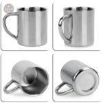 Tasse en inox au design moderne pour le café