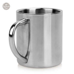 Accessoire café moderne en inox brillant
