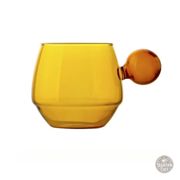 Tasse à café avec poignée en forme de boule