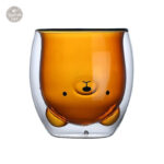 Tasse originale forme d'ours, design transparent