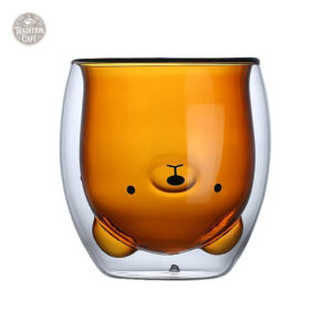 Tasse originale forme d'ours, design transparent