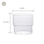 Tasse en verre pour un café stylé