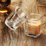 Tasses graduées en verre pour café - 60 ml