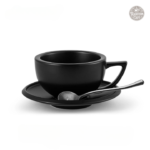 Tasse Cappucino avec Assiette élégante