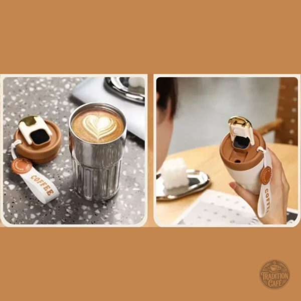 Tasse Café Isotherme en Acier