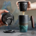 Tasse en céramique pour infusion de thé