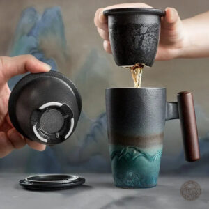 Tasse en céramique pour infusion de thé