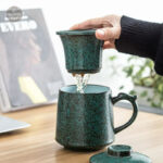 Accessoire à thé en céramique avec infuseur