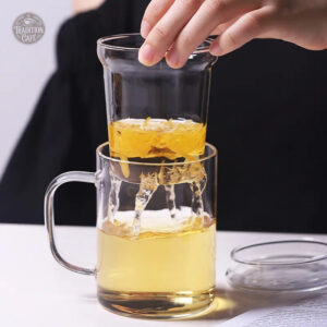 Tasse à thé élégante, idéale pour les moments de détente