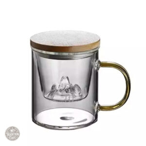 Tasse à Thé avec Infuseur et Couvercle Montagne