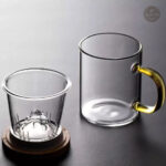 Tasse à Thé design montagne avec infuseur intégré