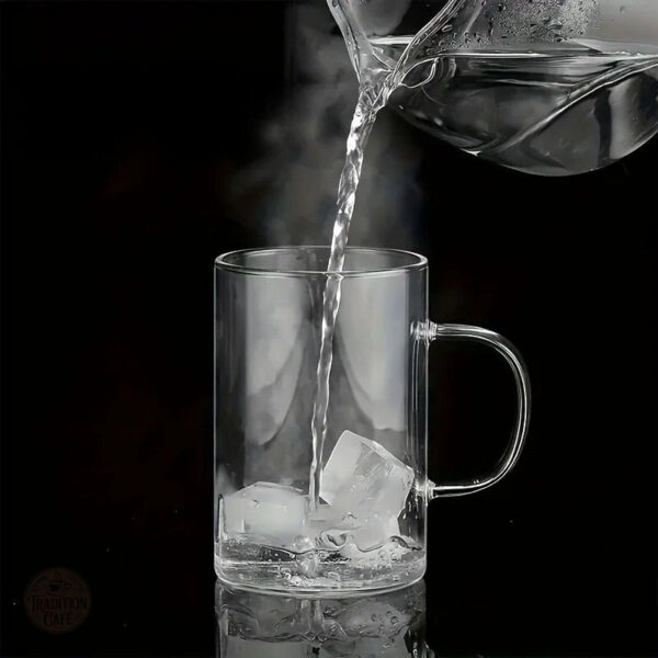 Tasse transparente pour savourer votre thé avec élégance