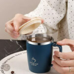 Tasse Thermos compacte 350 ml en inox avec couvercle