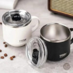 Tasse Thermos pratique avec couvercle clair